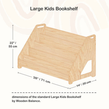 Montessori Book and Toy Shelf