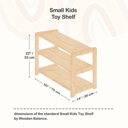 Montessori Book and Toy Shelf